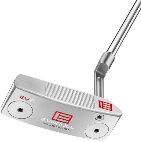 Evnroll Herren EV2 Putter, Aus satiniertem Stahl, 35