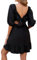 Zetieny Piratenkostüm Damen Sommerkleid Damen Freizeit Lose Kleidr A-Linien Swing Wickelkleid Kleid Piraten Kostüm Karneval Party
