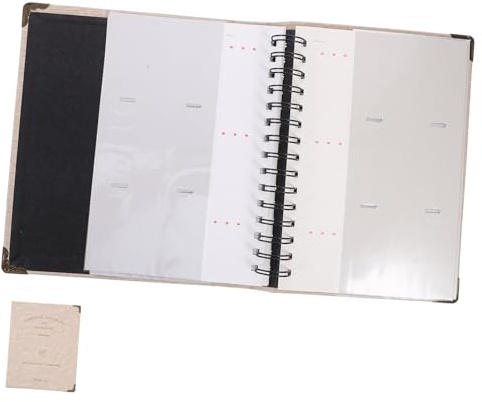 DOITOOL Libro De Cobro De Facturas Álbum De Recuerdos Fotos De Entradas Conmemorativas Organizador De Recibos Talonario De Billetes Soporte Para Guardar Billetes Álbum De Entradas