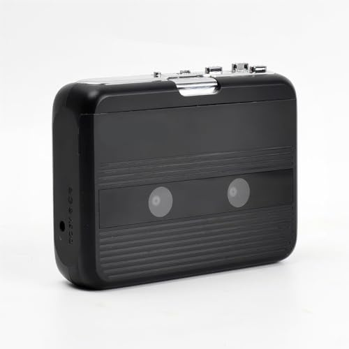 LIXSAZSE Reproductor de Cassette Inteligente de 60Hz Entrada/Salida Compatible con Bluetooth Reproductor de Radio de plástico grabadora para Viajes al Aire Libre