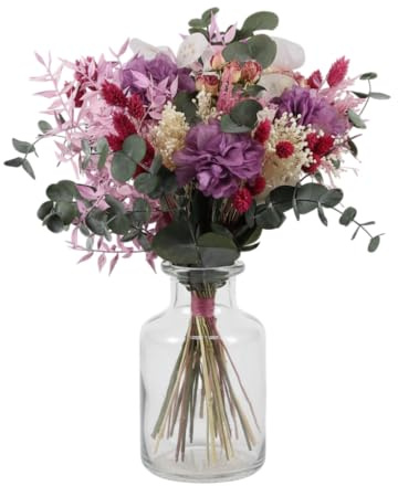 Ramo de Flores Rosas Preservadas DECOALIVE – Flor Duradera para Regalo