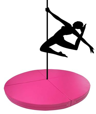 Colchoneta para Pole Dance, Extragrande, Color Rosa, 150 cm, anticaída, para Principiantes, Ideal para Uso en casa y en Estudios.