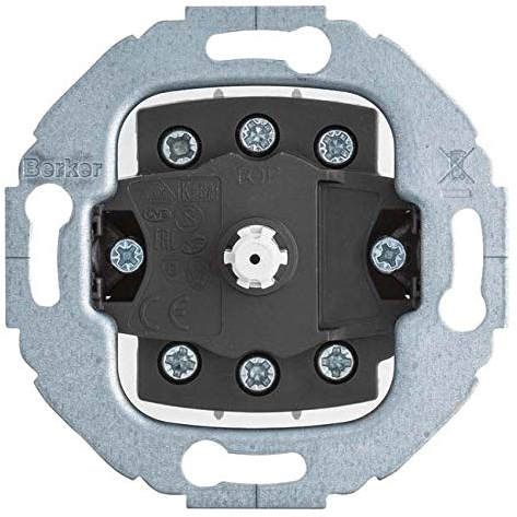 Berker Drehtaster 2p m. 0-Stell. 383803 1930/Glas/R.Classic Taster 4011334489191