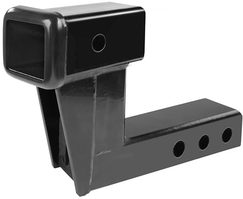 MAXXHAUL 50650 - Elevador de Enganche de Remolque para receptores de 5,1 cm con 15,2 cm Alto/caída