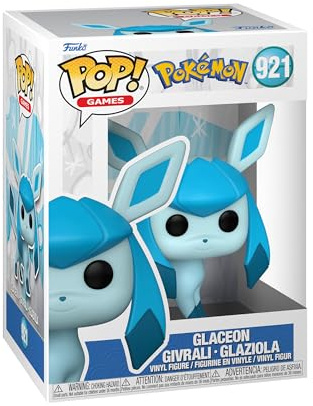 Funko POP! Games: Pokemon - Glaceon - Sammelbare Vinylfigur - Geschenkidee - Offizielles Merchandise - Spielzeug für Kinder & Erwachsene - Modellfigur für Sammler und zur Ausstellung