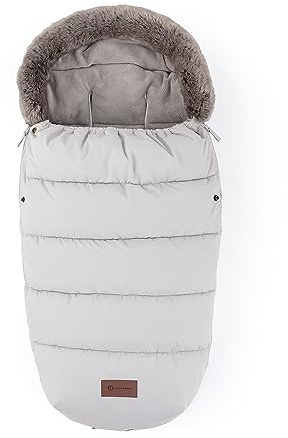 Petite&Mars COMFY - Sacco nanna 4 in 1 per passeggino, per passeggino, per passeggino, sacco nanna invernale, impermeabile, antivento, Champagne Shower