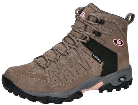 Brütting Damen Mount Pinos High Trekkingsstiefel, beige/rosa, 41 EU