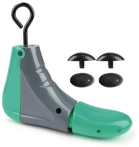 barella per stivali, espansore per scarpe con piedi larghi - Scarpe in tela estensibile in 4 direzioni Espansore regolabile in lunghezza | Barella per scarpe sportive in pelle, Verde, S