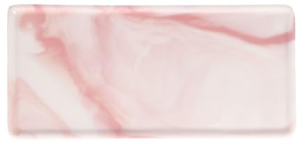 PRETYZOOM Bandeja De Cerámica Mármol 8.07X3.74 Pulgadas Organizador Cosmético para Baño Tocador Escritorio Resistente Al Desgaste Decorativa Y Compacta