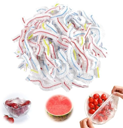 300 Stück Frischhaltefolie,Abdeckhauben Für Lebensmittel Frischhaltefolie Mit Gummizug Frischhaltebeutel Lebensmittel Abdeckung Haube,für Die Aufbewahrung Von Lebensmitteln