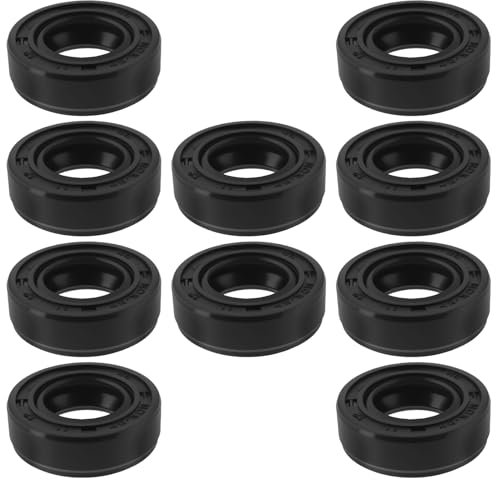 Create idea 10 pezzi R23 doppio labbro TC nitrile paraolio albero con molla 12x22x7mm per pompa idraulica motore trasmissione