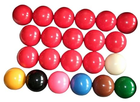wisoolkic Slitstarka Snookerbollar Set 2 1/16 För Biljardbord Välgjorda Brittiska Biljard Officiella Spelbollstillbehör Bordsbiljardspel Snookerbollsträning