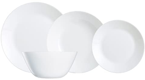 LUMINARC ZELIE - Vajilla Opal 19 Piezas - 6 Personas