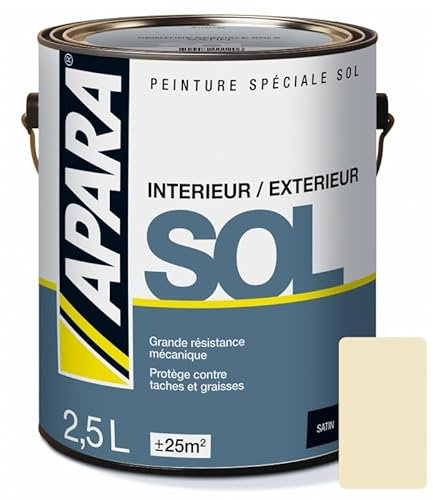 APARA Peinture Sol Satin 2.5 litres Pierre (RAL 1015)