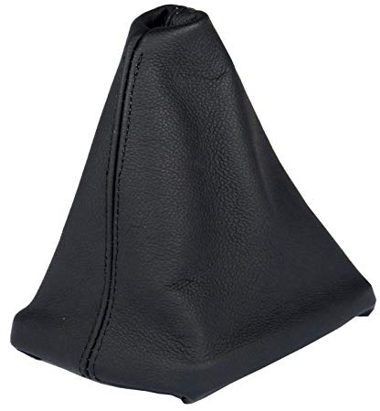 L & P Car Design L&P A042 Schaltsack Schaltmanschette kompatibel mit Audi A4 B5 100% Echtleder Leder Schwarz