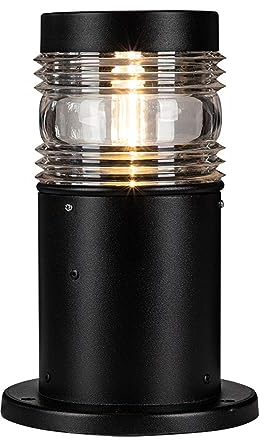 Mengjay E27 Sockelleuchte Außenleuchte Moderne Spalte-Lampe Rasenleuchte Außen Wasserdichte Park Landschaft Außen-Beleuchtung Wasserdichte Sockelleuchte Wegeleuchte Standleuchte Aussenleuch