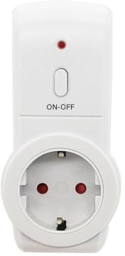 DEWIN Presa Telecomandata con Telecomando,16A 3680W 230VAC Presa con Telecomando Wireless Italiana PreProgrammato Adatto Interno con portata di 30 metri