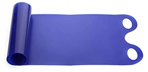 Muzrunq Snow Carpet Sled, Roll Up Flying Carpet Sled, Lightweight Snow Sledge Portable Rolling Slider for Children Adult, 53x18 Inches (Blue)