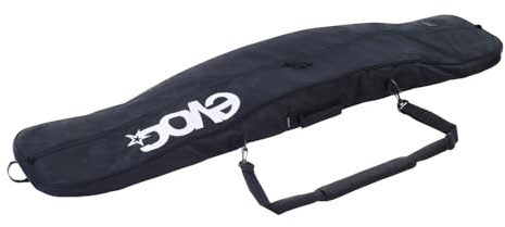 EVOC Board Bag Bolsa de Transporte para Tablas de Snowboard, Bolsa de Snowboard (Acolchado en los Extremos de la Bolsa, Correa para el Hombro Desmontable), Negro