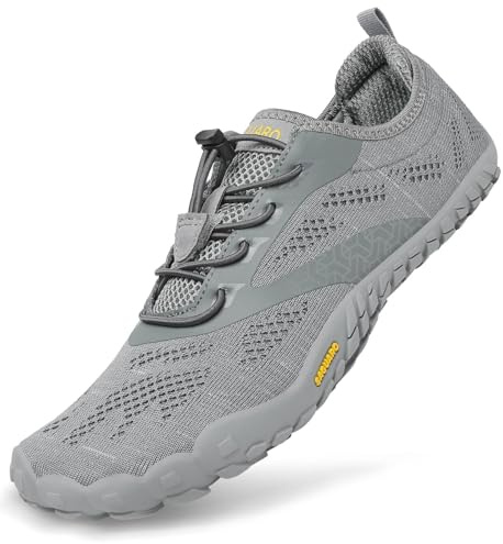 SAGUARO Scarpe da Immersione da Scoglio Uomo Donna Scarpette da Bagno Mare Spiaggia Antiscivolo Scarpe Acqua per Yoga Surf Beach Canottaggio Swim Nuotare,020 Grigio 39 EU
