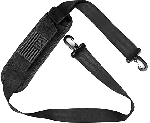AMYIPO Luggage Duffel Bag Shoulder Pad 52 Universal Replacement Laptop Adjustable Shoulder Strap for Duffel Bag Strap Computer Bags Laptop Case Crossbody Bag Strap Pet Carrier (Black & Strap)