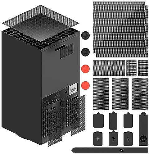 Filtro antipolvere per Xbox Series X, protezione contro la polvere per la parte superiore del case, confezione da 2
