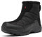 TLOLA Winterschuhe Herren Wasserdicht Warm Gefüttert Schneestiefel Rutschfest Winterstiefel Wanderschuhe Trekkingschuhe Arbeiten Ski Angeln Outdoor Schuhe (Schwarz EU 45)