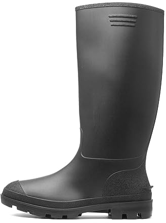 Shoe Zone - Flood Adults Black Welly - Size 6 UK - Black