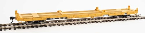 Walthers H0 gauge 60 inch Pullman standard flat car TTX VTTX
