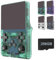 R40S - Consola de videojuegos portátil retro de 3800 mAh, más de 30.000 juegos preinstalados, más de 20 sistemas emuladores retro, pantalla IPS Full View HD de 3.5 pulgadas, 256 GB (verde)