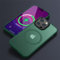 DENUVI Custodia per telefono opaca traslucida per IPhone 15 14 13 12 11 Pro Max Plus Custodia magnetica Cover di ricarica wireless, verde alpino, per iPhone 14Pro Max