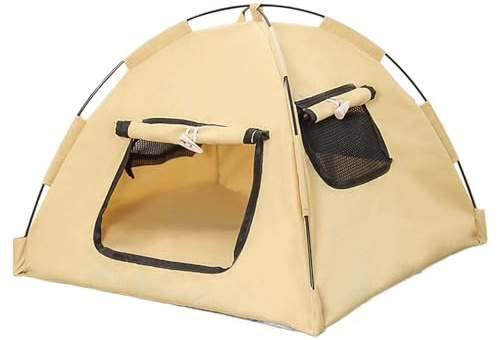 Tenda per gatti | Rifugio solare pieghevole per gattini, tenda traspirante per gatti e cani per viaggi estivi, attività all'aperto, appartamento, balcone, spiaggia, avventura, patio, campeggio