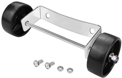 Aymzbd Rueda del Calentador de Patio Universal, Sólido Soporte de Acero Inoxidable de 78 Pulgadas de Largo