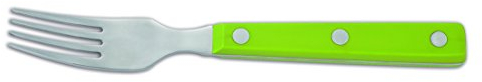 Arcos Coltelleria da Tavola - Forchetta Bistecca - Acciaio Inossidabile 18/10 e 195 mm - Manico Polioxymetilene (Pom) Colore Verde
