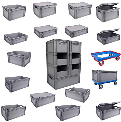 Hesselink ESB-Serie - Rollwagen - Transportroller - 600x400 - mit Gummirollen - für Stapelkisten - Made in Germany