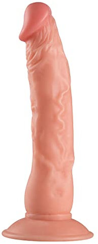 Dildo Anali con Ventosa Pene Realistico Replica SM Masturbatore Plug Anale Dildo in Silicone Giocattolo del Sesso per Coppie Principianti Giocattoli Avanzati (Lunghezza: 23 cm, Max Ø: 3,8 cm)