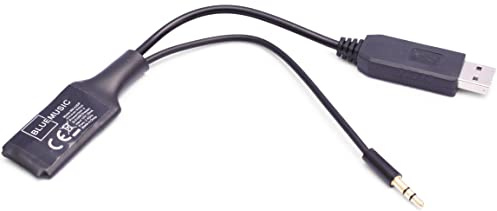 BlueMusic Bluetooth-ljudadapter kompatibel med BMW E60 E90 E81 E87 X5 E70 Z4 E89 USB/AUX