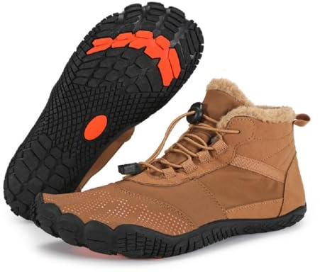 YisiNP Chaussures Homme Femme Hiver Chaudes Barefoot Minimaliste Bottes imperméables