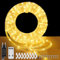 30M LED Schlauch Lichterkette Außen Strom, 2700K 600LED Warmweiß Outdoor Lichterkette Lichtschlauch, 8 Modi IP68 Wasserdicht Lichterschlauch mit Fernbedienung für Innen Zimmer Patio Garten Balkon