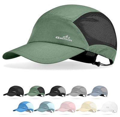 GXCROR Performance Baseball Cap for Men & Women - UPF 50+ Running Hat, Lightweight Quick-Dry Sports Hat for Golf, Hiking, Gym