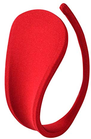 String invisible de style C pour femme - Léopard uni - Sans bretelles - String en C - Sous-vêtements de bikini - Culotte de lingerie