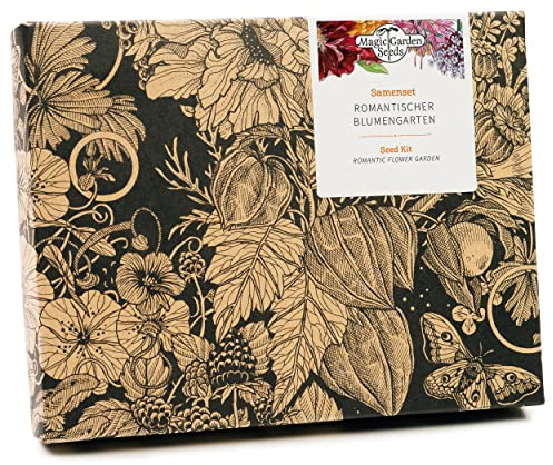 Romantisk blomsterträdgård - frögåvoset med 7 gammaldags & delikata blomstersorter för en vacker lekfull trädgård