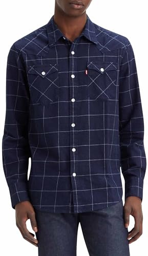 Levi's Herren Barstow Western Standard Hemd,Indigoyd2 Dk.Indigo,S
