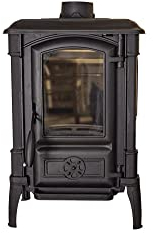 FUNDICIO - Estufa de leña de fundición ARINA 6,5 kW | Triple combustión, vidrio KERAGLASS, Clase A+ 4 ESTRELLAS | bajo consumo <2 kg/h, alto rendimiento 80% 130 m³