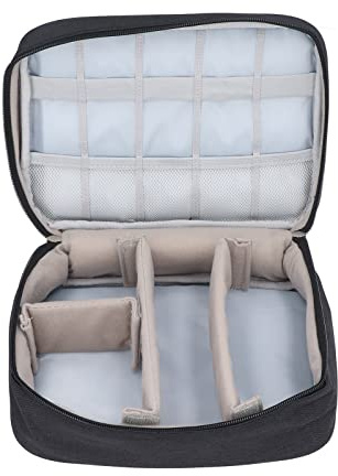 Eujgoov Bolsa de Transporte para Bolsa Portátil, 25 x 19 x 10 cm Bolsa de Almacenamiento de Viaje Multifuncional para Exteriores