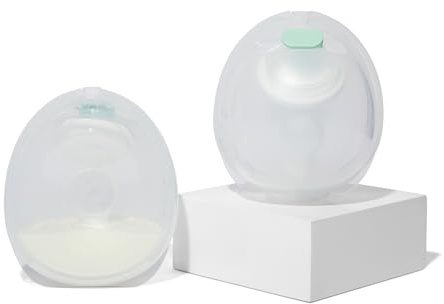 Motif Medical Breast Milk Collector Cups for Luna, Duo, & Roam Breast Pump - Hands-Free & Portable Collection Cups - Wearable Breast Milk Collection Cups w/Storage Bag, 5 Flanges & More (5 oz)