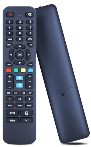 GOUYESHO Nuevo mando a distancia MU13A01 de repuesto para TD Systems MU13A01, para varios modelos de televisores TD System K24DLX11HS K43DLJ10US K50DLX11US K32DLX11HS K45DlJ12US K58DLJ10US (Sin audio)