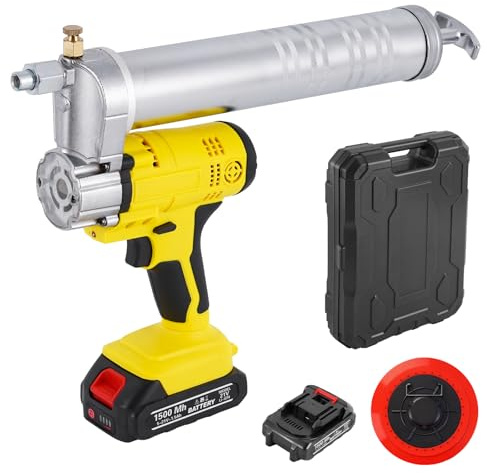 BAOSHISHAN Cordless Grease Gun 10000PSI Electric Grease Gun with Battery | 50CM Hose,600CC Barrel Capacity Efficient for Truck,Construction,Farm
