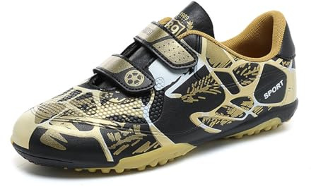 Générique Chaussures de Football Garçon Fille Chaussures de Futsal Professionnelles avec Crampons Adolescents Antidérapants pour l'entraînement Enfant Chaussures de Sport