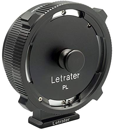 Letrater PL-E Lens Mount Adapter, PL lens, compatible with sony E/NEX Mount Cameras A7S3/FS7/5/FX9 /A7R4/R3/a Series/Nex Series (PL-E/PL-NEX)